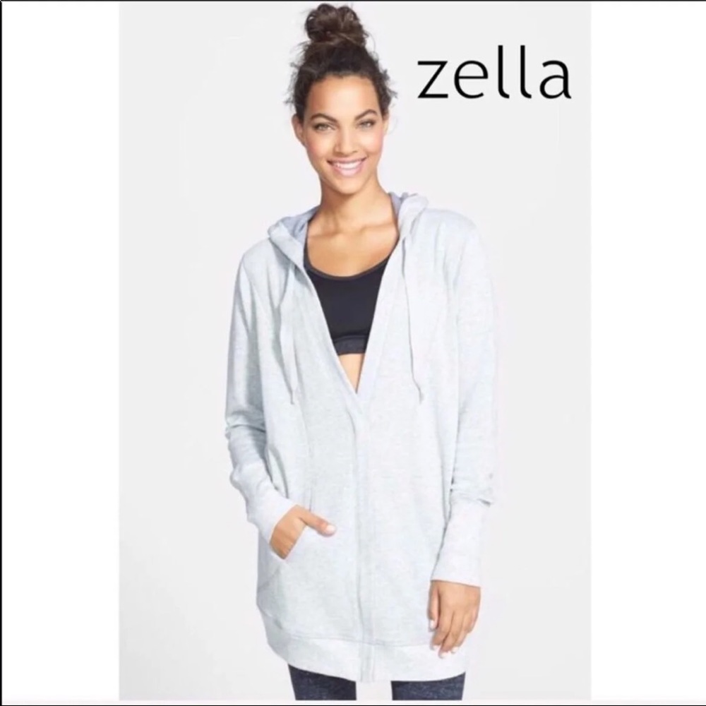 Zella Oversized Hooded Cardigan Jacket